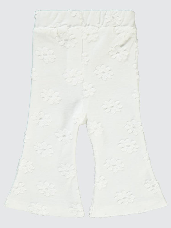 Civil Baby Papatya Kabartmalı  6-18 Ay Tayt - Ekru