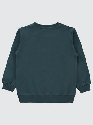 DütDüt Baskılı 2-5 Yaş Sweatshirt - Gri