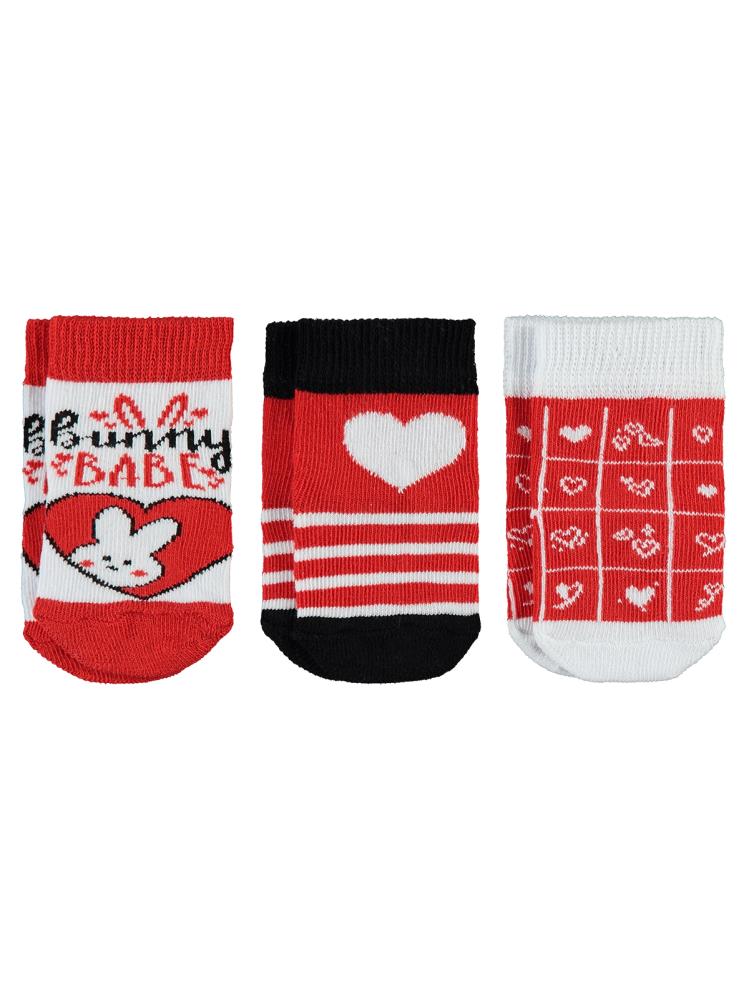 Civil Baby Bunny Baby 6-18 Ay Bebek Kız Çorap Set
