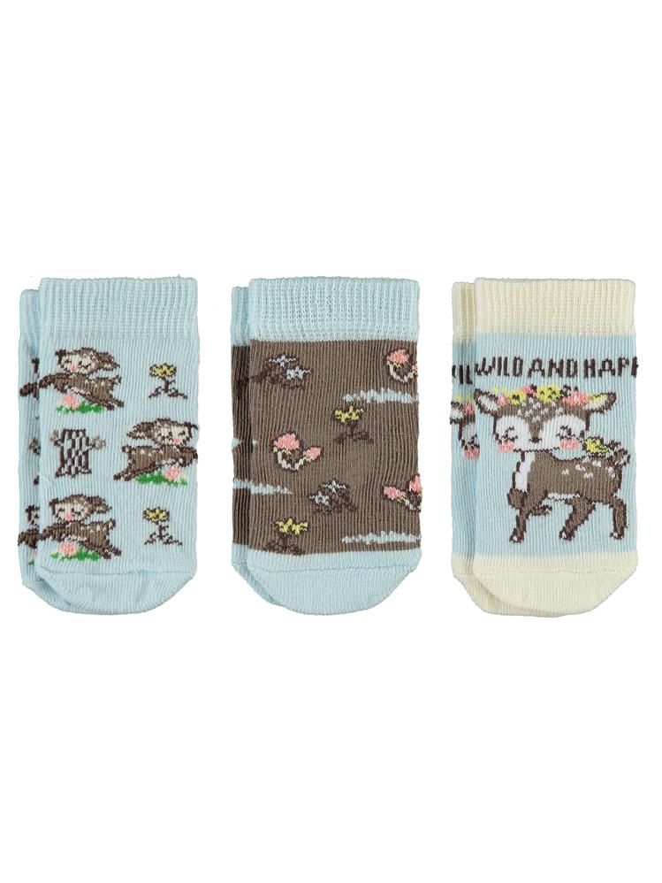 Civil Baby Geyik 6-18 Ay Bebek Kız Çorap Set