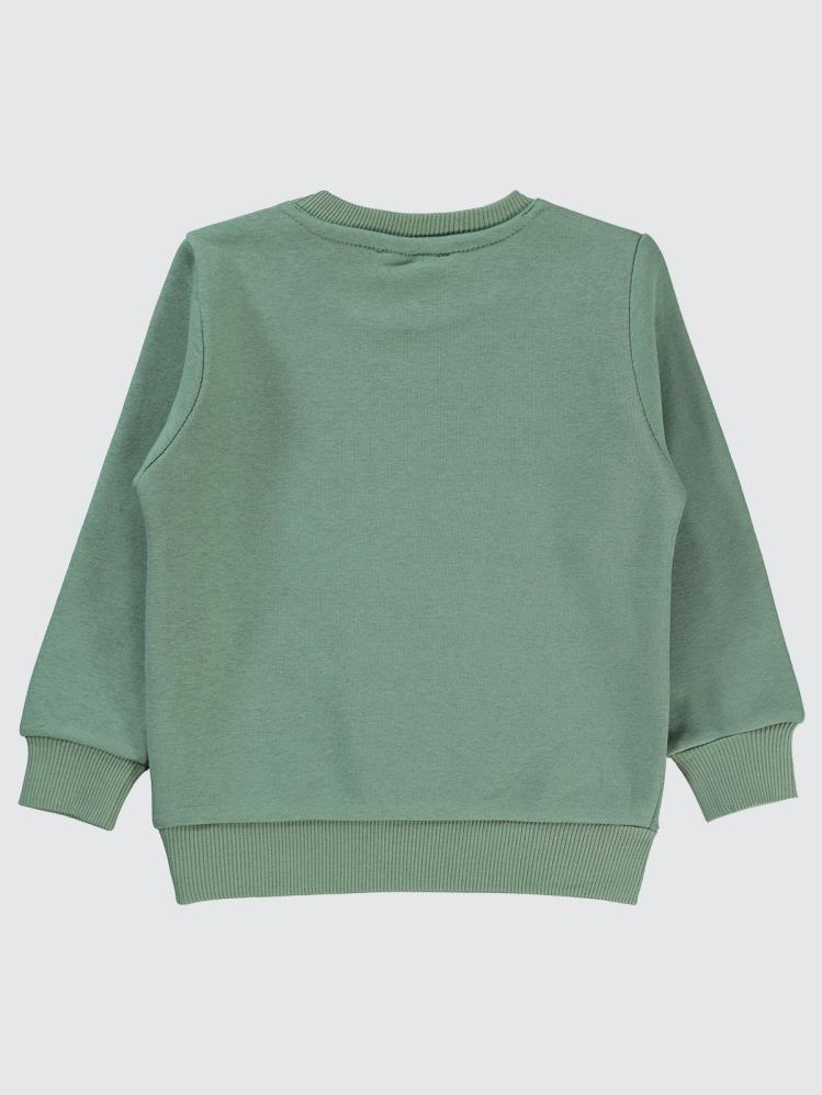 Civil Boys Qr Kod Etiketli 2-5 Yaş Sweatshirt - Haki