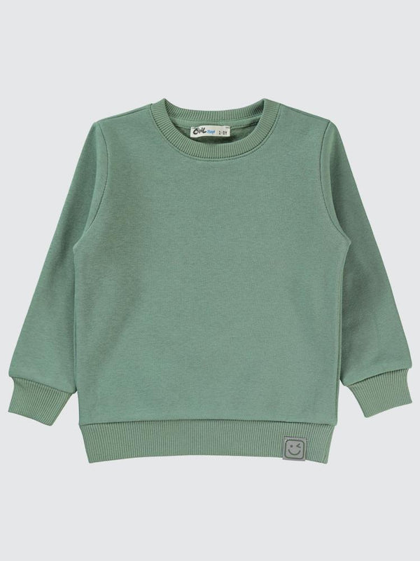 Civil Boys Qr Kod Etiketli 2-5 Yaş Sweatshirt - Haki