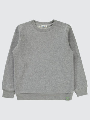 Civil Boys Qr Kod Etiketli 10-13 Yaş Sweatshirt - Gri