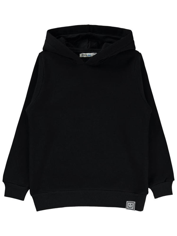Civil Boys Erkek Çocuk Sweatshirt 6-9 Yaş - Siyah