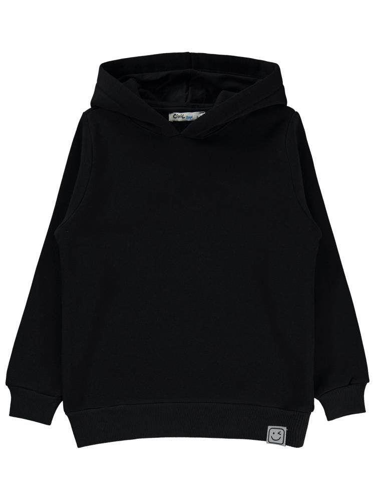 Civil Boys Erkek Çocuk Sweatshirt 6-9 Yaş - Siyah