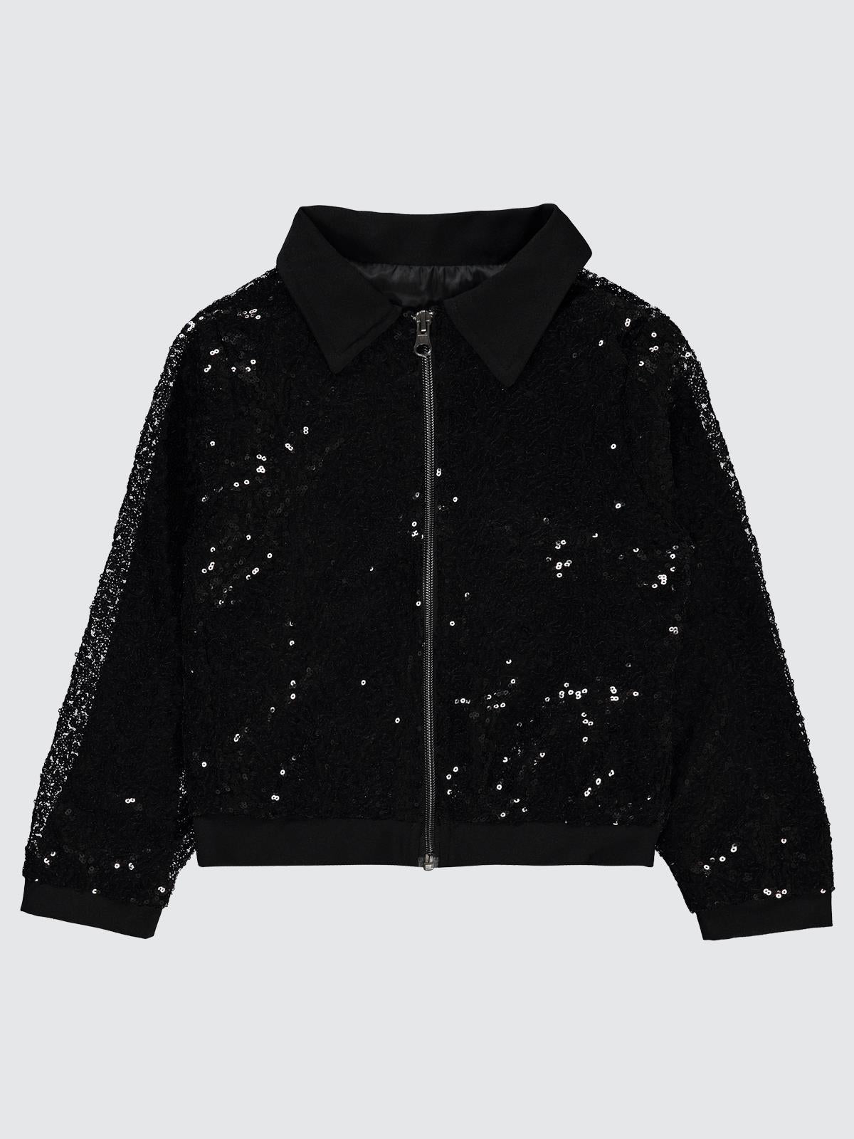 Civil Girls Kız Çocuk Ceket 10-13 Yaş  - Siyah