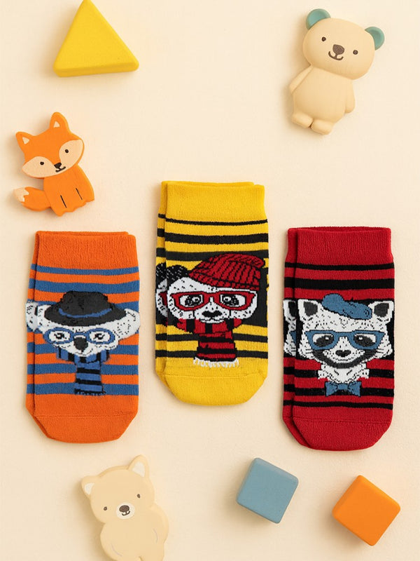 Civil Boys Cool Animal 3'lü 2-12 Yaş Erkek Soket Çorap
