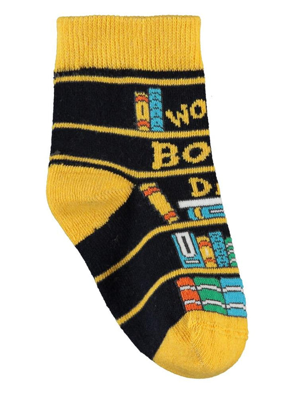 Civil Socks Back To School 3'lü 2-12 Yaş Erkek Soket Çorap