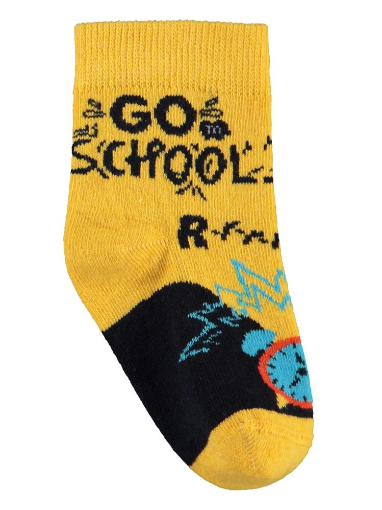 Civil Socks Back To School 3'lü 2-12 Yaş Erkek Soket Çorap