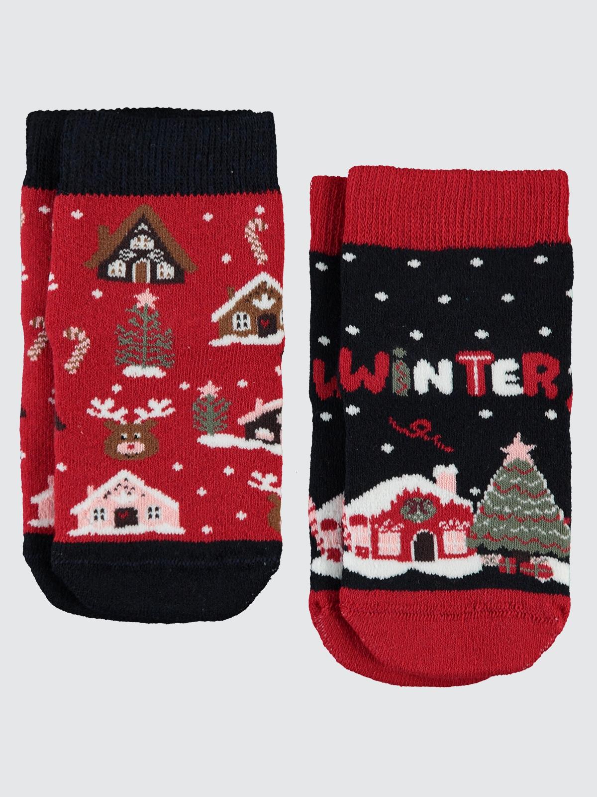 Civil Girls Winter Havlu 2'li 3-11 Yaş Havlu Soket Çorap