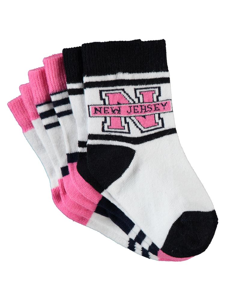 Civil Girls Kolej 3'lü 2-12 Yaş Kız Soket Çorap