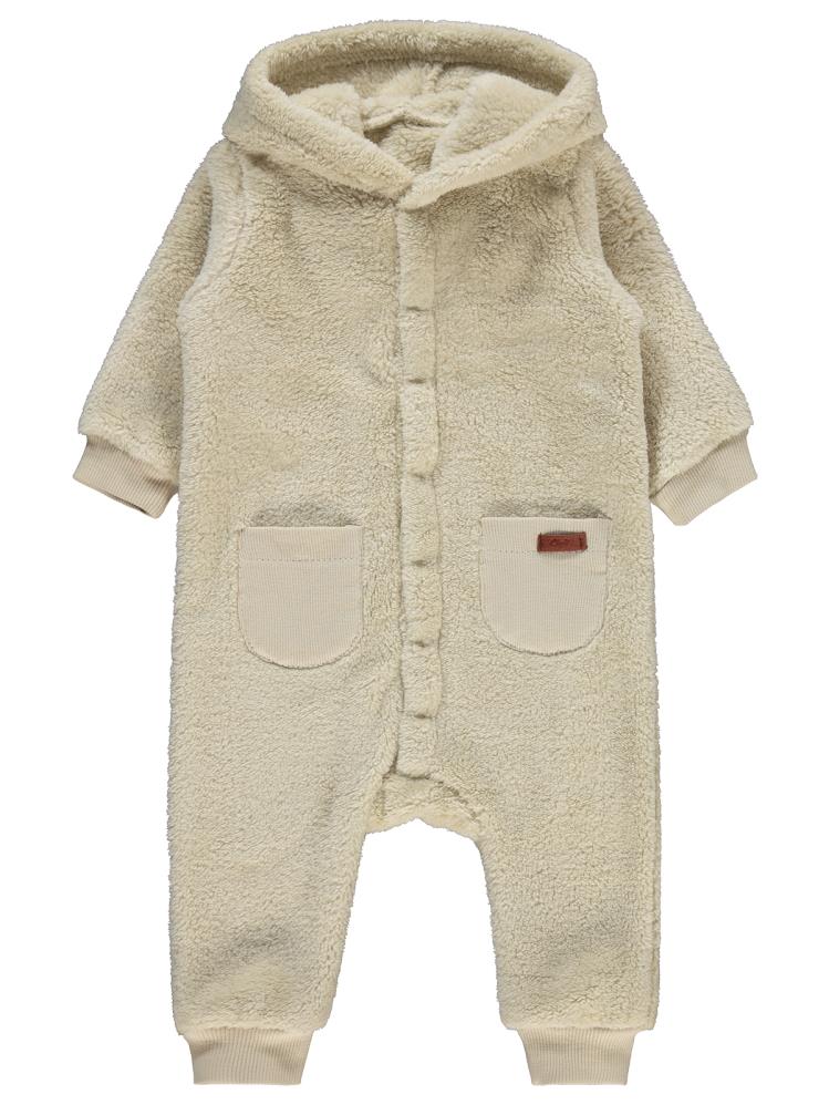 Civil Baby Kaşkorse Cepli 6-18 Ay Tulum - Bej