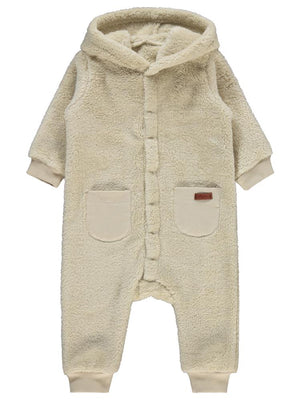 Civil Baby Kaşkorse Cepli 6-18 Ay Tulum - Bej