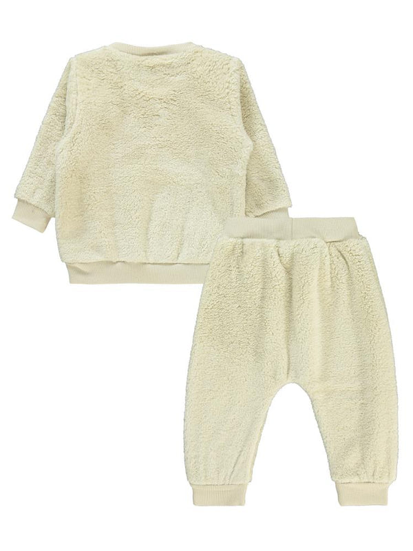 Civil Baby Kaşkorse Cepli 6-18 Ay Takım - Bej