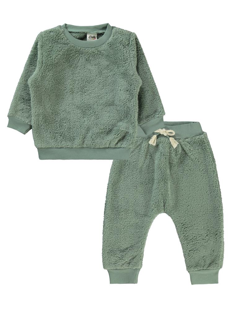 Civil Baby Kaşkorse Cepli 6-18 Ay Takım - Haki