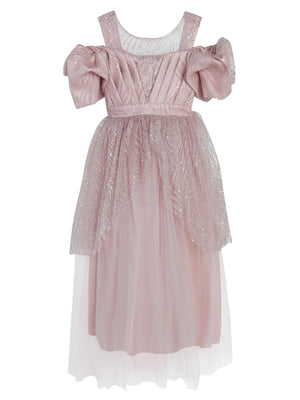 Civil Girls Simli 6-14 Yaş Abiye - Lila