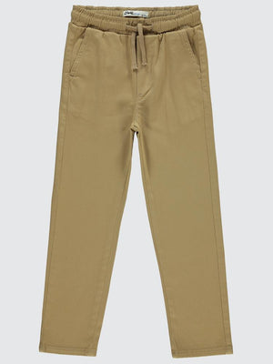 Civil Boys Beli Lastikli Chinno 10-13 Yaş Pantolon - Kahverengi