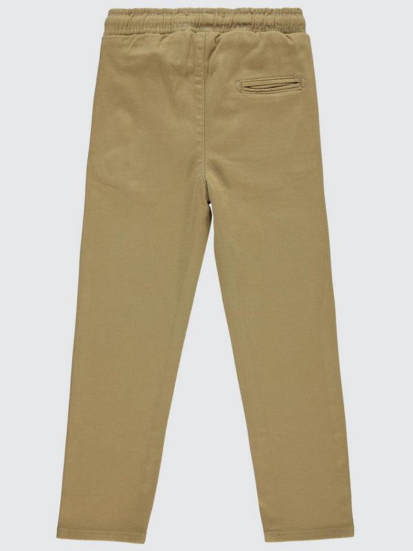 Civil Boys Beli Lastikli Chinno 10-13 Yaş Pantolon - Kahverengi