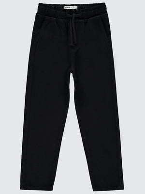 Civil Boys Beli Lastikli Chinno 6-9 Yaş Pantolon - Siyah