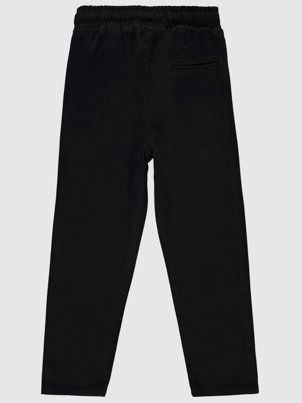 Civil Boys Beli Lastikli Chinno 6-9 Yaş Pantolon - Siyah