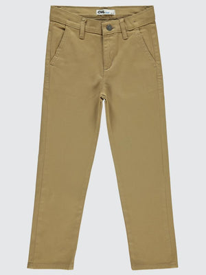 Civil Boys 5 Cep Klasik 10-13 Yaş Pantolon - Kahverengi