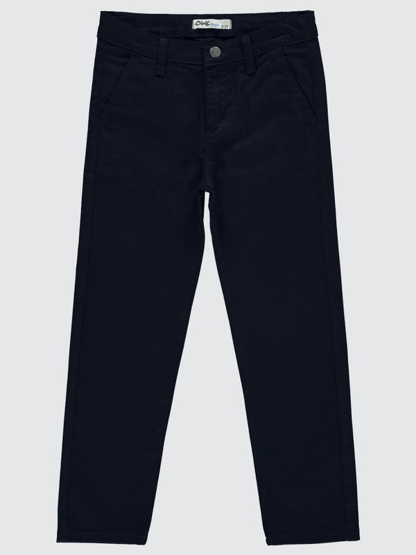 Civil Boys 5 Cep Klasik 10-13 Yaş Pantolon - Lacivert