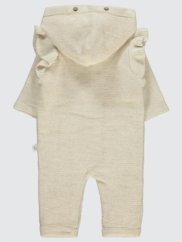 Civil Baby Polarlı Örgülü 6-18 Ay Tulum - Bej