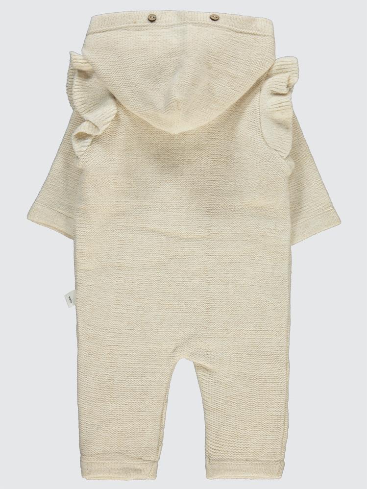 Civil Baby Polarlı Örgülü 6-18 Ay Tulum - Bej