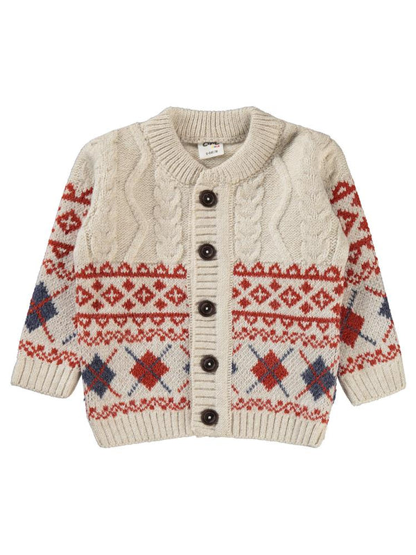 Civil Baby Erkek Bebek Hırka 6-18 Ay - Gri