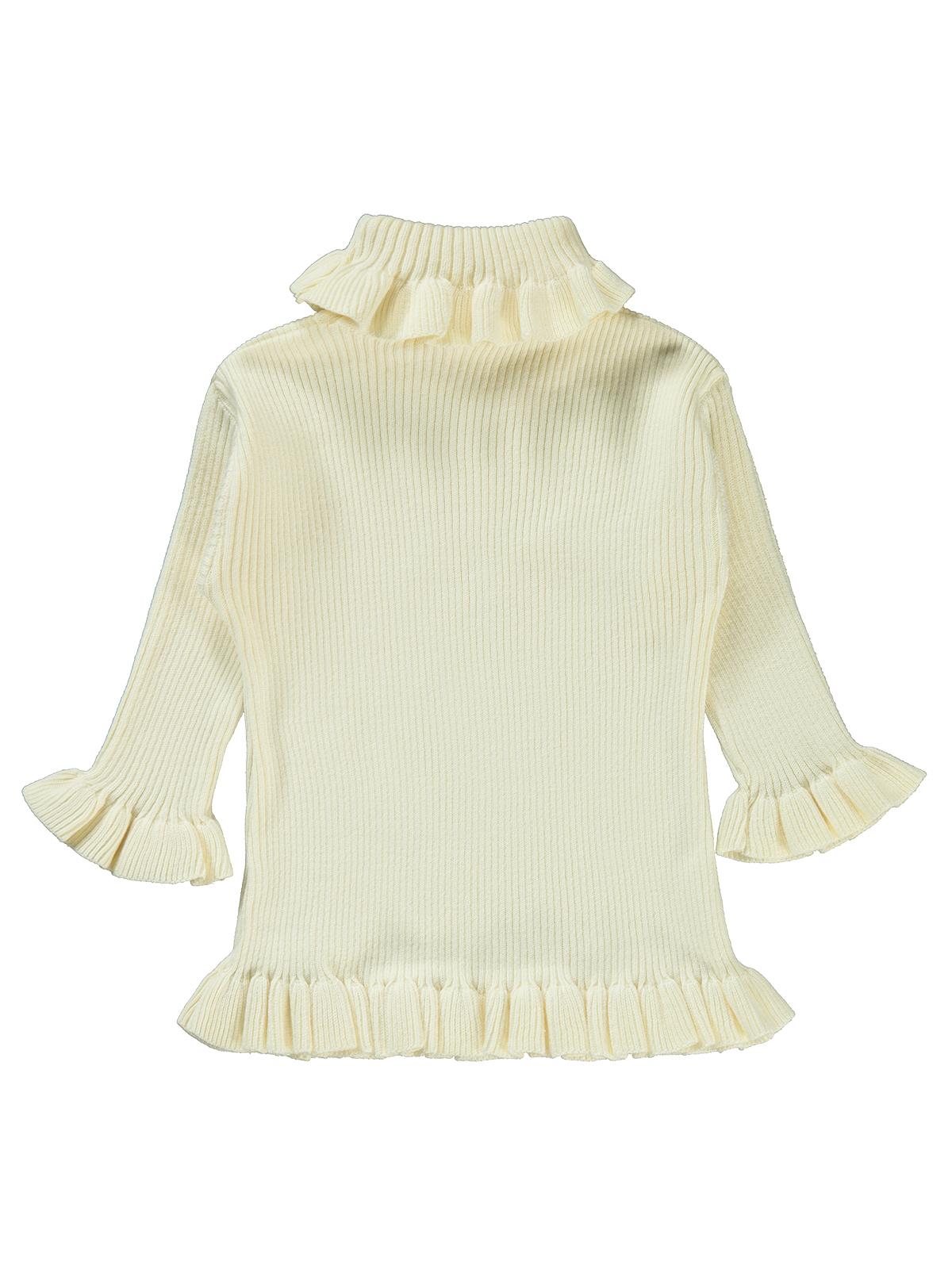 Civil Baby Yaka Tor ve Full Pileli 6-18 Ay Kazak - Ekru