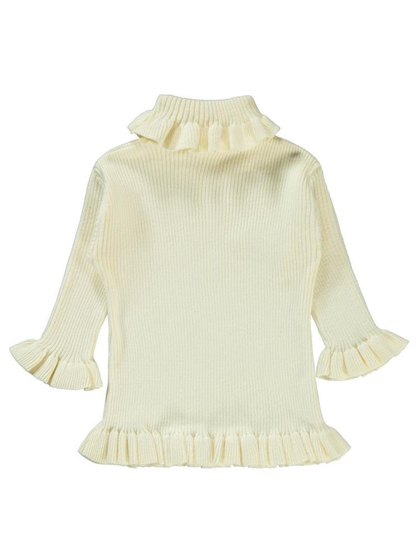 Civil Baby Yaka Tor ve Full Pileli 6-18 Ay Kazak - Ekru