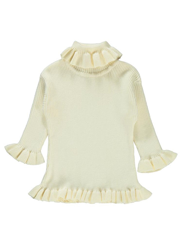 Civil Baby Yaka Tor ve Full Pileli 6-18 Ay Kazak - Ekru