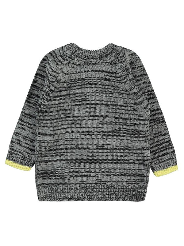 Civil Baby Super Tiger Yazılı 6-18 Ay Kazak - Gri
