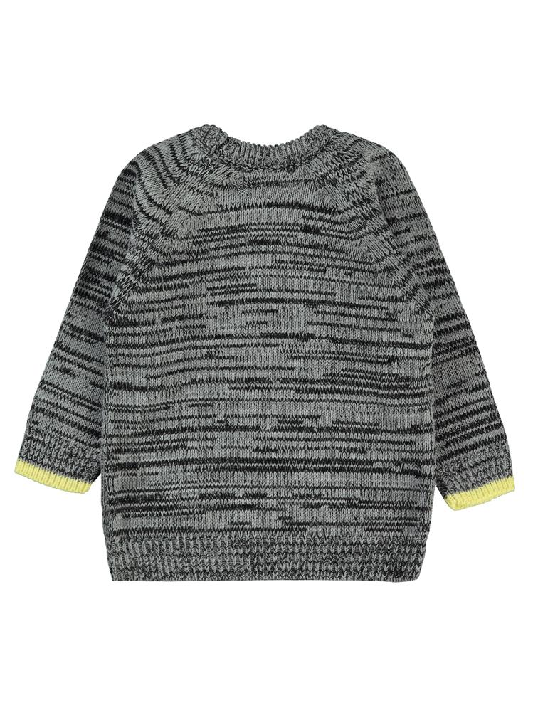 Civil Baby Super Tiger Yazılı 6-18 Ay Kazak - Gri