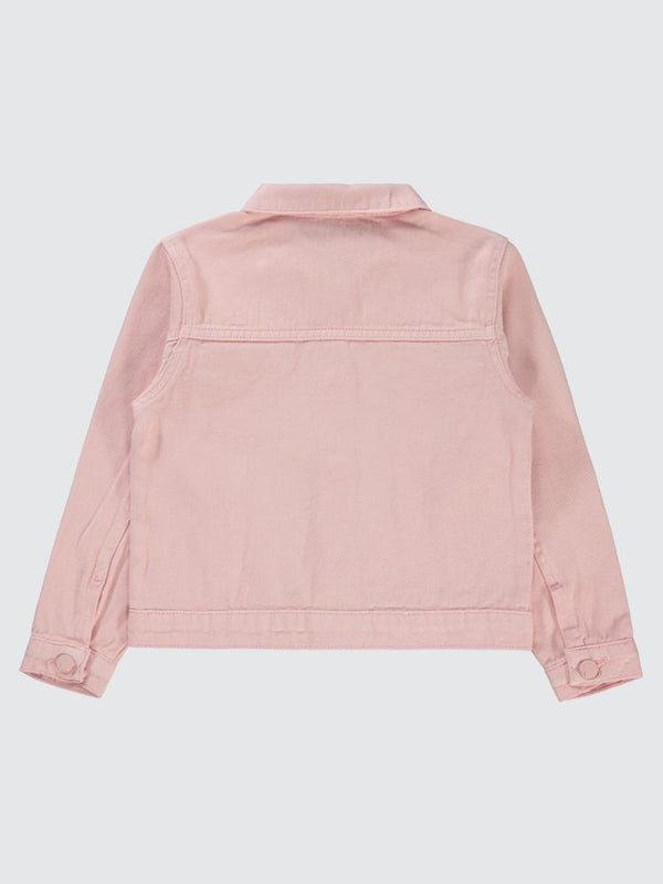 Civil Girls Çiçek Nakışlı 6-9 Yaş Ceket - Pembe