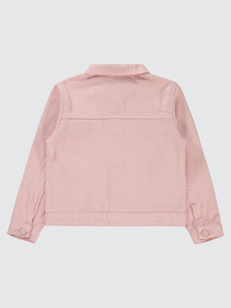 Civil Girls Çiçek Nakışlı 6-9 Yaş Ceket - Pembe