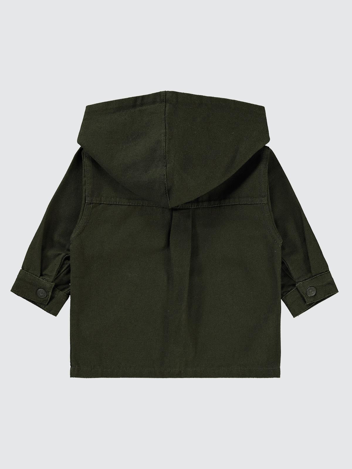 Civil Baby Kapüşonlu Cepli 6-18 Ay Ceket - Haki