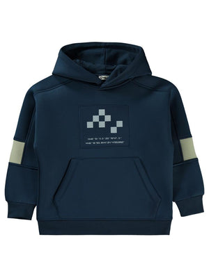 Civil Boys Kordinat Baskılı 6-9 Yaş Sweatshirt - Gri