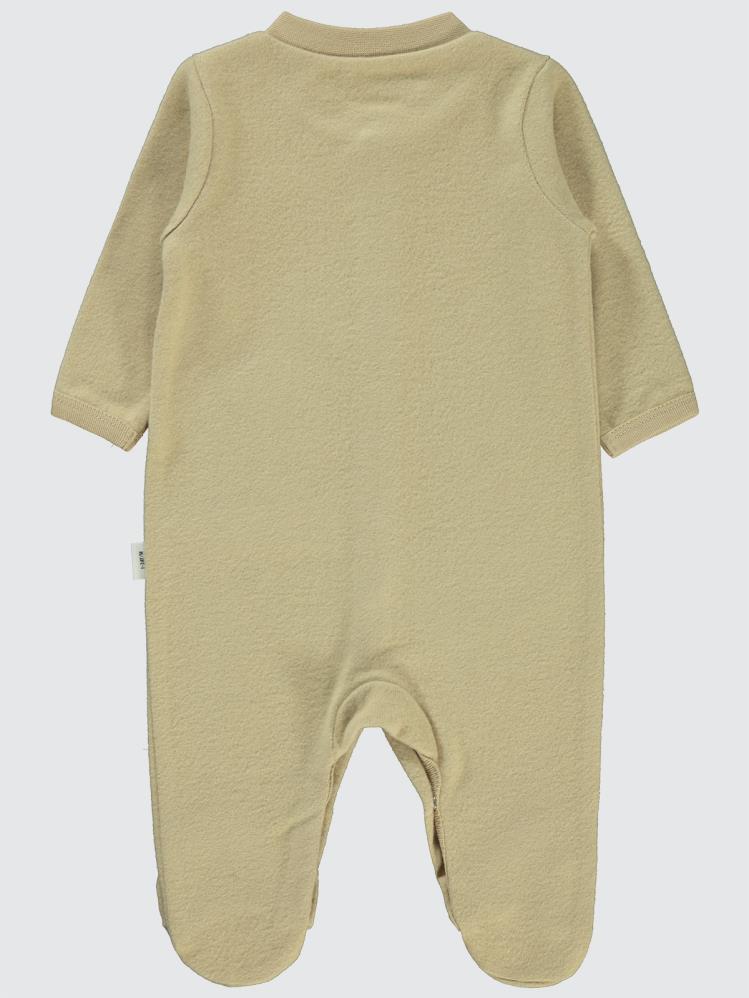 Civil Baby Ayıcık Nakışlı 1-6 Ay Tulum - Kahverengi