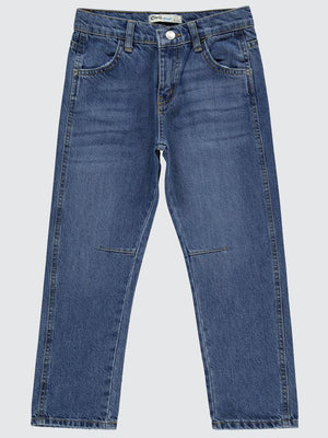 Civil Boys Dizlerden Pensli 10-13 Yaş Pantolon - Mavi