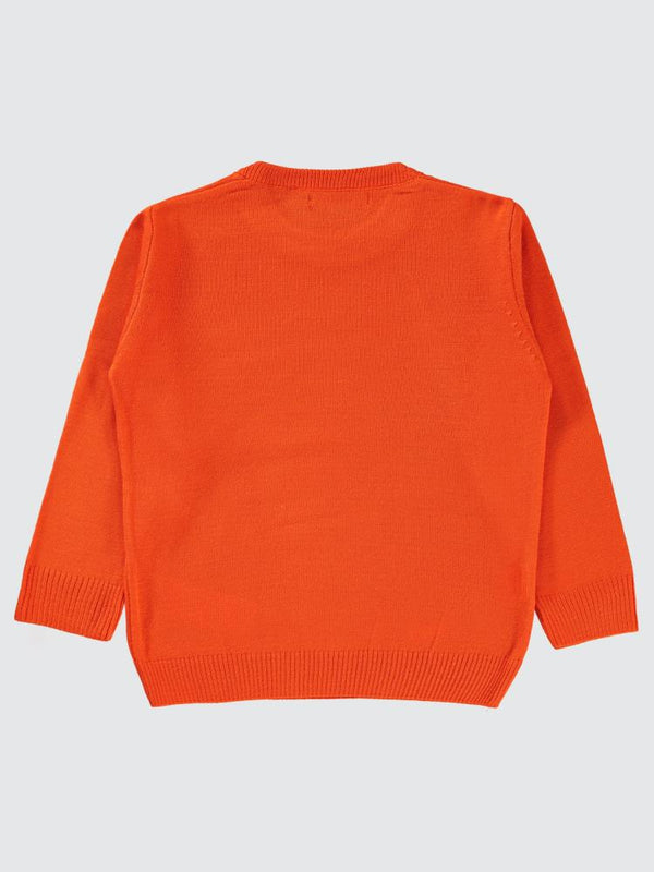 Civil Boys Basic 2-5 Yaş Kazak - Turuncu