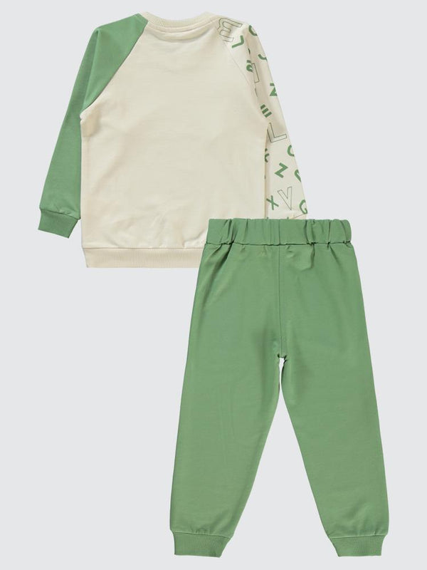 Civil Boys Superlof Baskılı 2-5 Yaş Eşofman Takımı - Haki