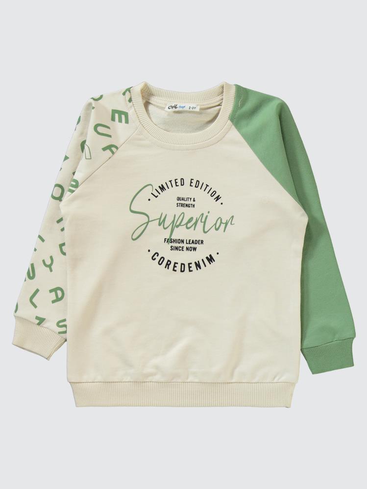 Civil Boys Superlof Baskılı 2-5 Yaş Eşofman Takımı - Haki