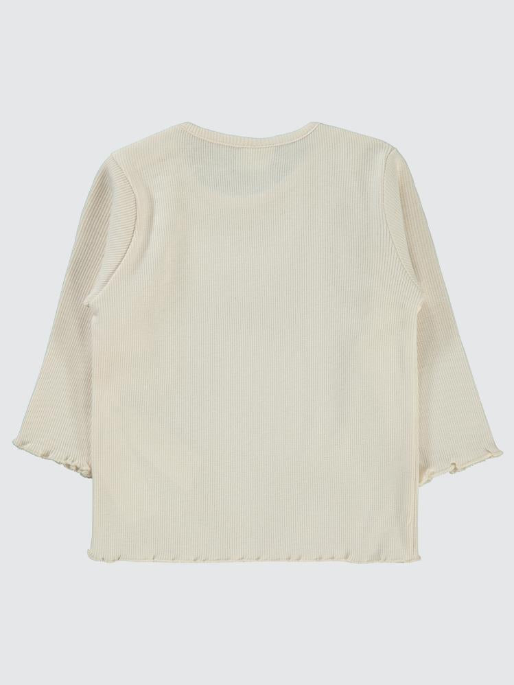 Civil Baby Kol Ucu Detaylı 6-18 Ay Sweatshirt - Fil Dişi