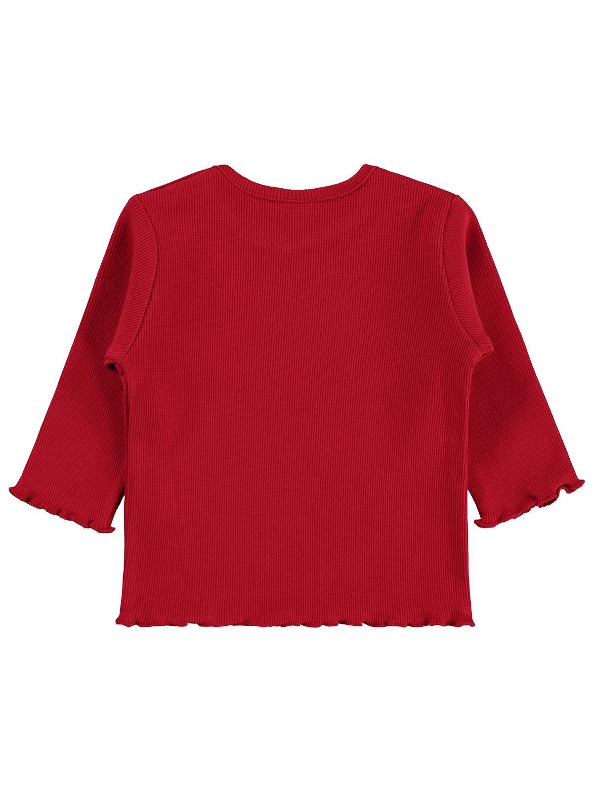 Civil Baby Kol Ucu Detaylı 6-18 Ay Sweatshirt - Kırmızı