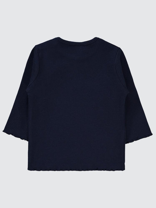 Civil Baby Kol Ucu Detaylı 6-18 Ay Sweatshirt - Lacivert
