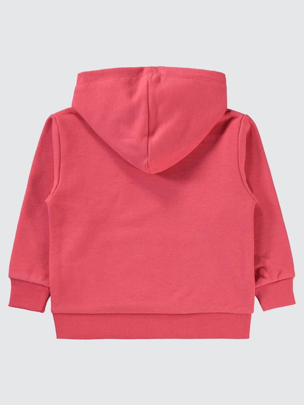Civil Girls Kanguru Cepli 2-5 Yaş Sweatshirt - Kırmızı
