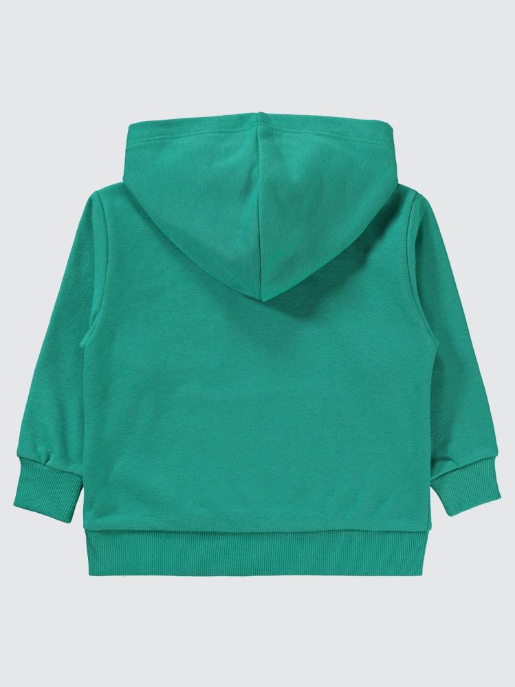 Civil Girls Kanguru Cepli 2-5 Yaş Sweatshirt - Yeşil