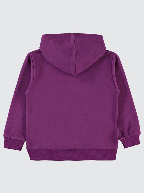 Civil Girls Kanguru Cepli 6-9 Yaş Sweatshirt - Lila
