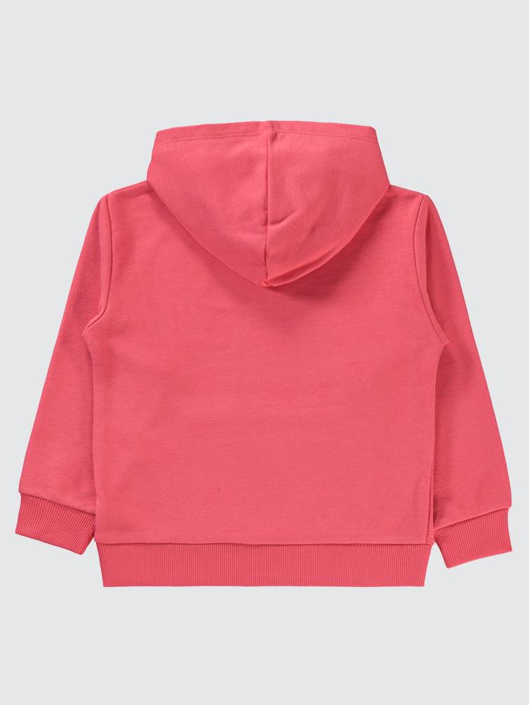 Civil Girls Kanguru Cepli 10-13 Yaş Sweatshirt - Kırmızı